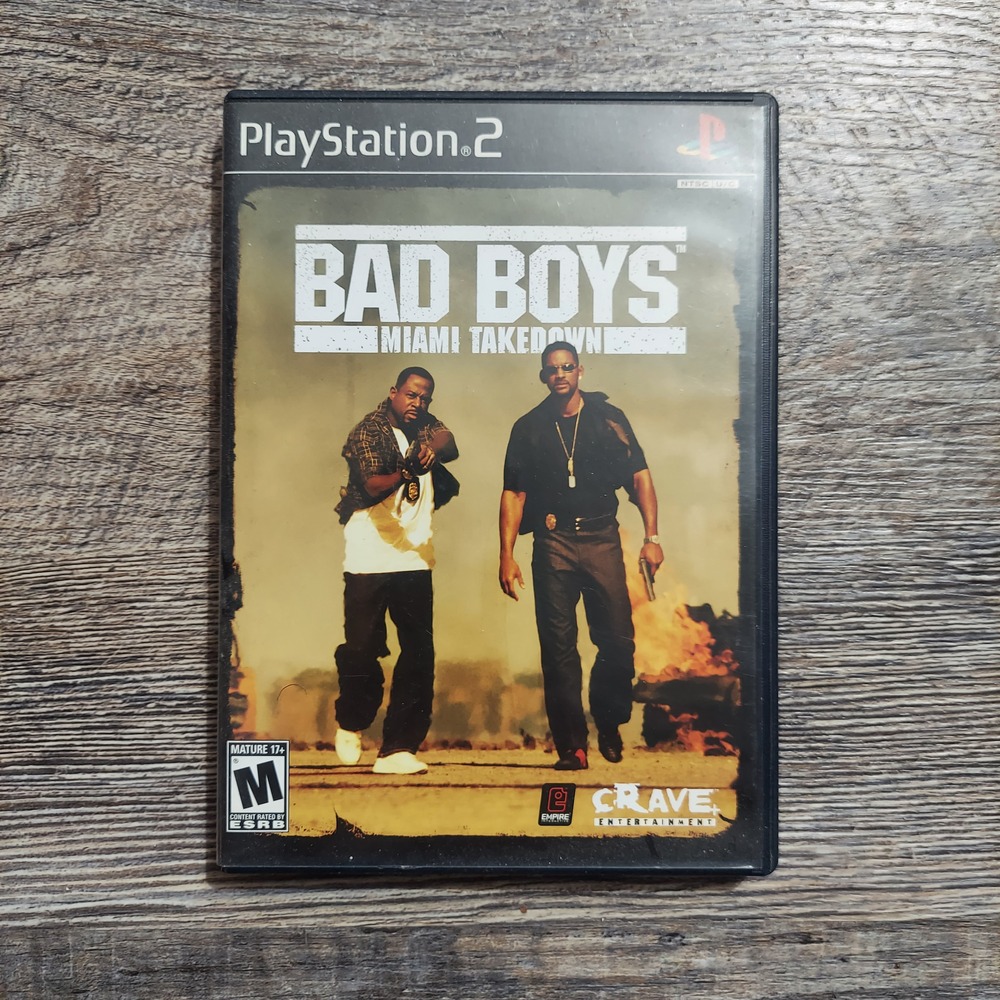 Bad Boys Miami Takedown Empire 2004 PS2 Game Rated M Mature NTSC CIB